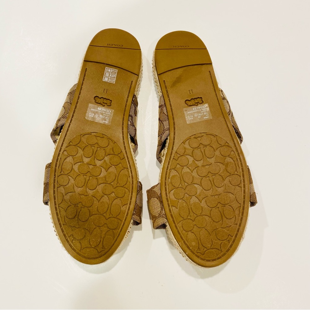 Coach Charli Espadrille Slides Size 11 - Picture 9 of 13